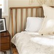 Home Square 3-Piece Set with Platform Bed and 2 Nightstands in Caramel