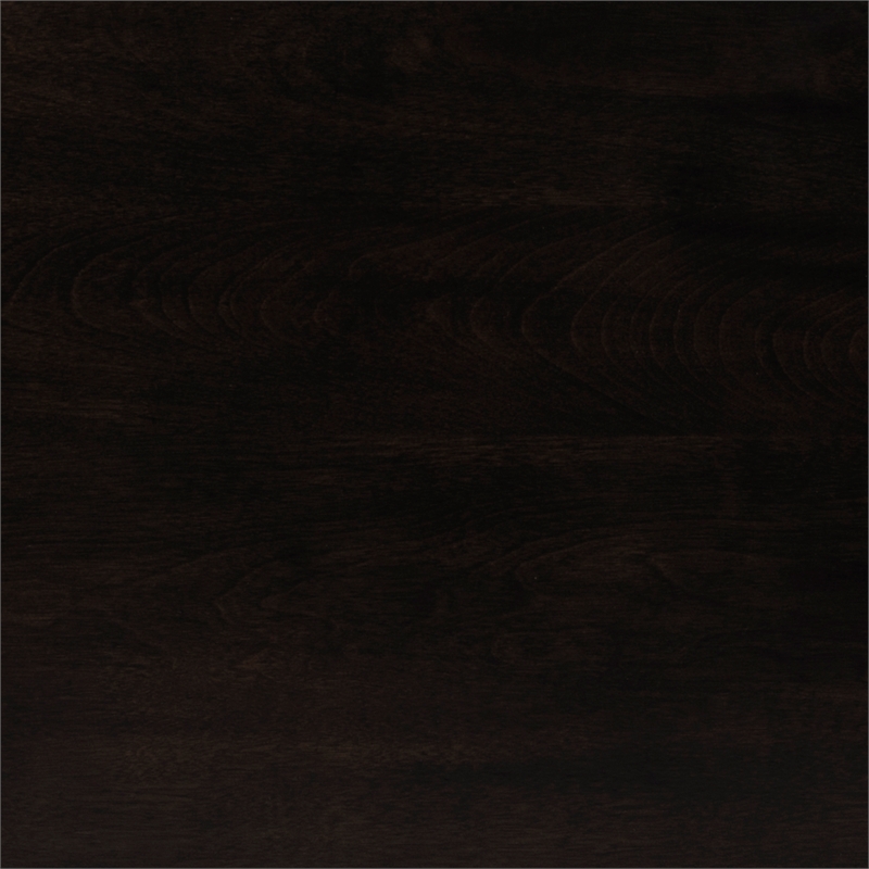 Home Square Transitional Wood Nightstand in Dark Brown - Set of 2