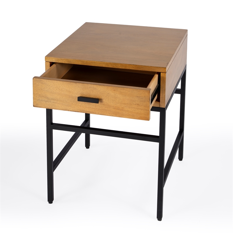 Home Square 3-Piece Set with Storage TV Stand and 2 End Tables