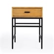 Home Square 3-Piece Set with Storage TV Stand and 2 End Tables