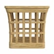 Home Square 2-Piece Set with Marble Coffee Table and End Table in Natural