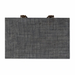Home Square 3-Piece Set with 2 Nightstands and Chest in Charcoal
