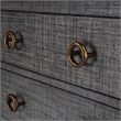 Home Square 3-Piece Set with 2 Nightstands and Chest in Charcoal