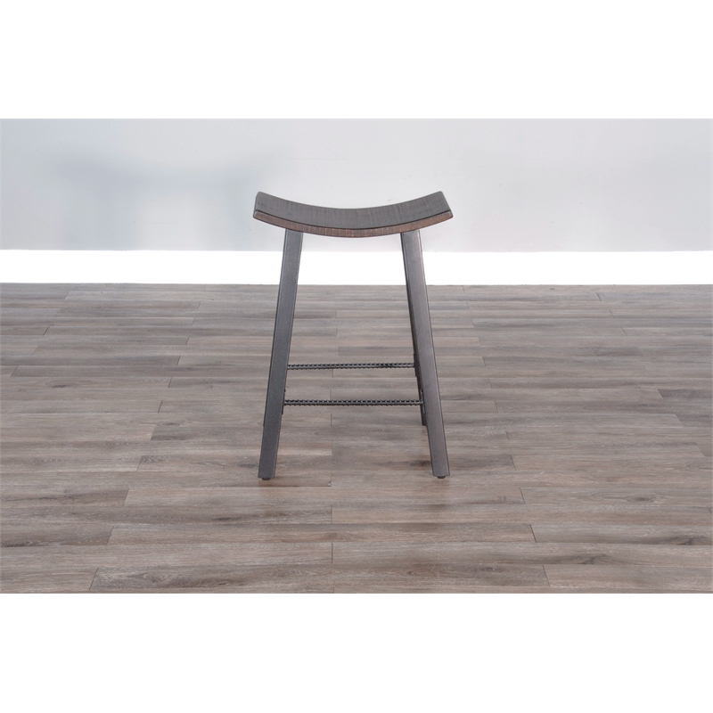 Home Square 5-Piece Set with Dining Table and 4 Counter Height Stools