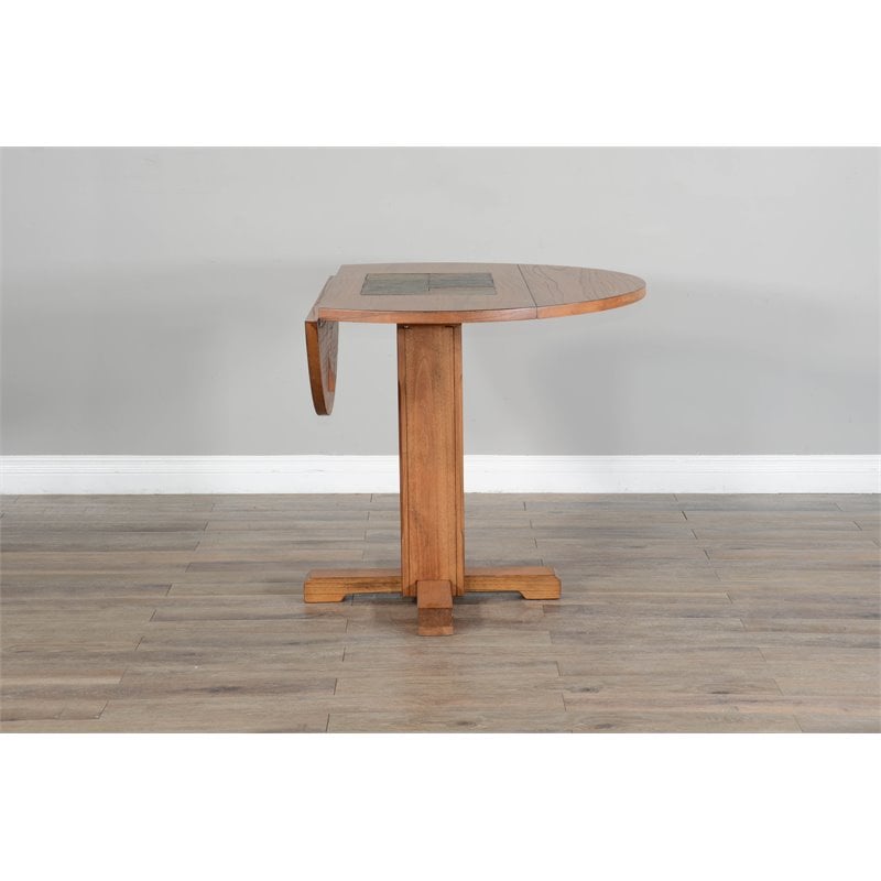 Home Square 3-Piece Set with Mindi Wood Table & 2 Ladderback Chairs