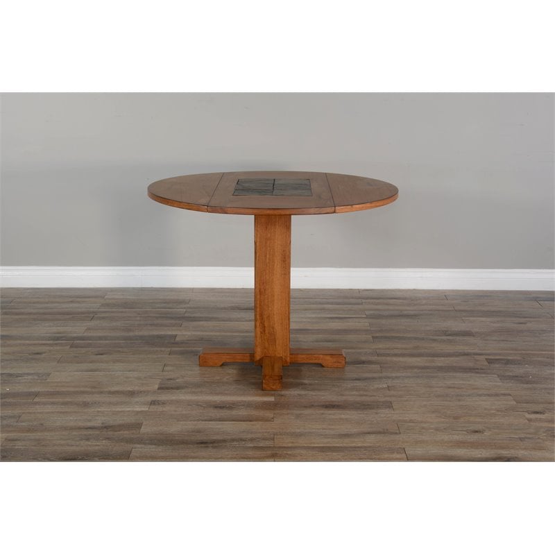 Home Square 3-Piece Set with Mindi Wood Table & 2 Ladderback Chairs