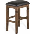 Home Square 4-Piece Set with Bar Unit & Hutch & 2 Backless Stools
