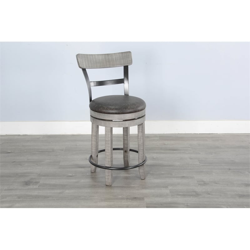 Home Square 5-Piece Set with Pub Table and 4 Barstools with Cushion Seat