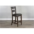 Home Square 9-Piece Set with Table & 4 Chairs & Bar Unit & Hutch & 2 Barstools