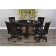 Home Square 9-Piece Set with Table & 4 Chairs & Bar Unit & Hutch & 2 Barstools
