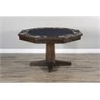 Home Square 9-Piece Set with Table & 4 Chairs & Bar Unit & Hutch & 2 Barstools