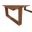 Home Square 5-Piece Set with Dining Table and 4 Side Chairs in Cappuccino