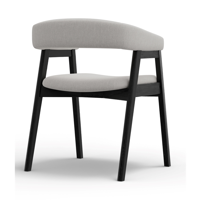 Home Square 5-Piece Set with Dining Table and 4 Dining Chairs in Black