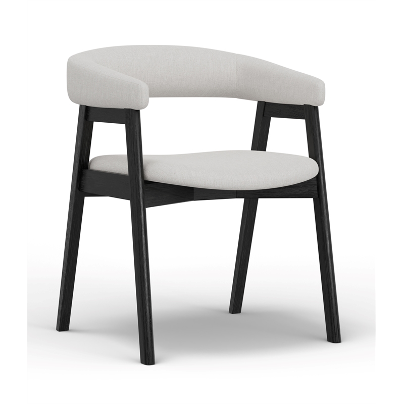 Home Square 5-Piece Set with Dining Table and 4 Dining Chairs in Black