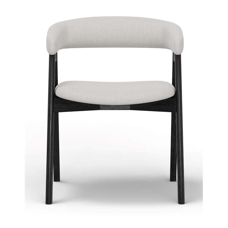 Home Square 5-Piece Set with Dining Table and 4 Dining Chairs in Black