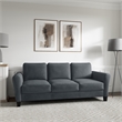 Home Square 2-Piece Set with Accent Chair and Sofa in Dark Gray