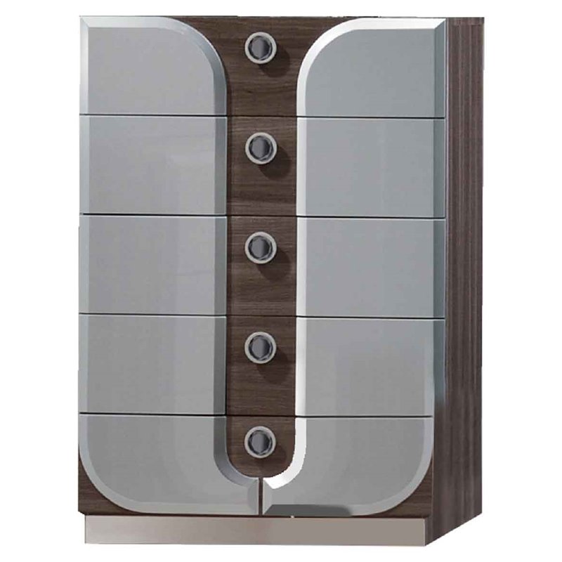 Home Square 3-Piece Set with Wood Chest and 2 Nightstand in White