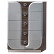 Home Square 3-Piece Set with Wood Chest and 2 Nightstand in White