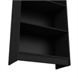 Home Square Engineered Wood 4 Shelves Bookcase in Black - Set of 2