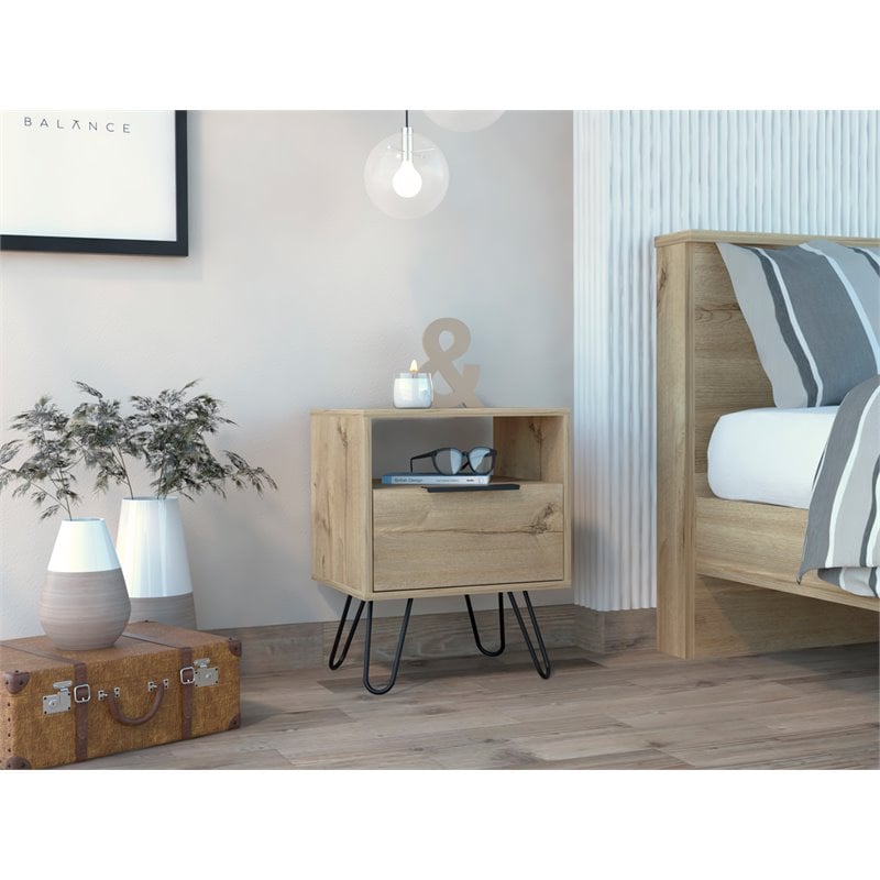 Home Square 3-Piece Set with 3 Drawers Dresser & 4 Drawers Dresser & Nightstand