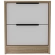 Home Square 3-Piece Set with Armoire & 2 Nightstands in Multi Color