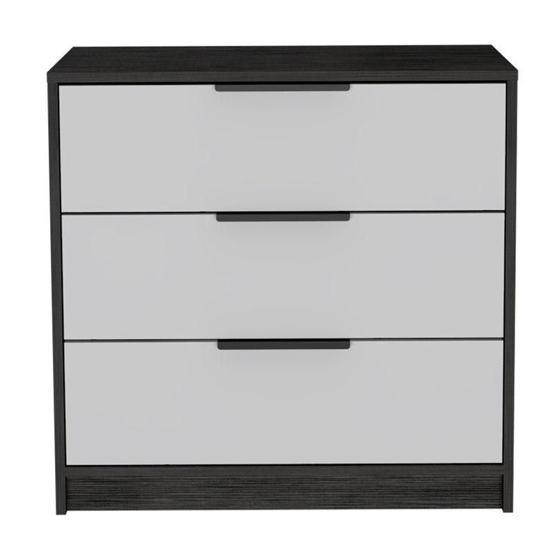 Home Square 2-Piece Set with Engineered Wood Nightstand and 3 Drawer Dresser