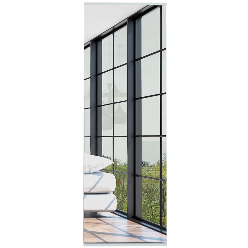 Home Square 2-Piece Set with Nightstand and Wall Mounted Shoe Rack