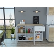 Home Square 2-Piece Set with Two Door Kitchen Cart & Kitchen Pantry