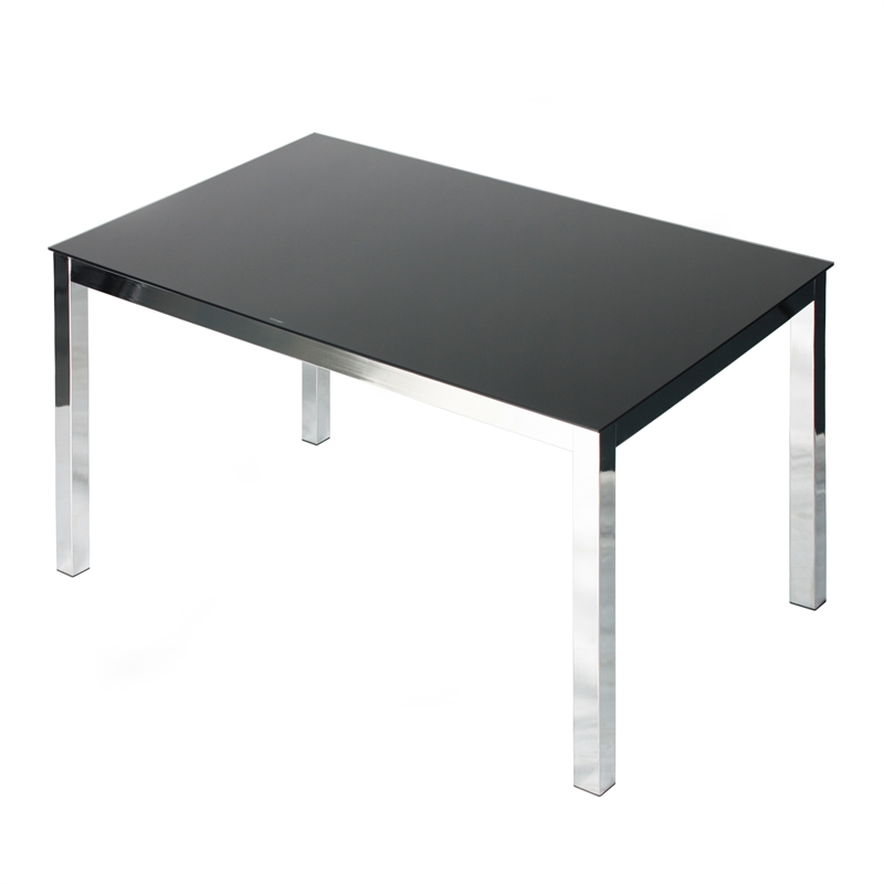 Home Square 5-Piece Set with Metal Dining Table and 4 Dining Chairs in Gray