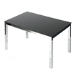 Home Square 5-Piece Set with Metal Dining Table and 4 Dining Chairs in Gray