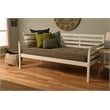 Home Square 3-Piece Set with 2 Fabric Daybed Mattresses and Daybed