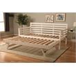 Home Square 3-Piece Set with 2 Daybed Mattresses and Daybed in White