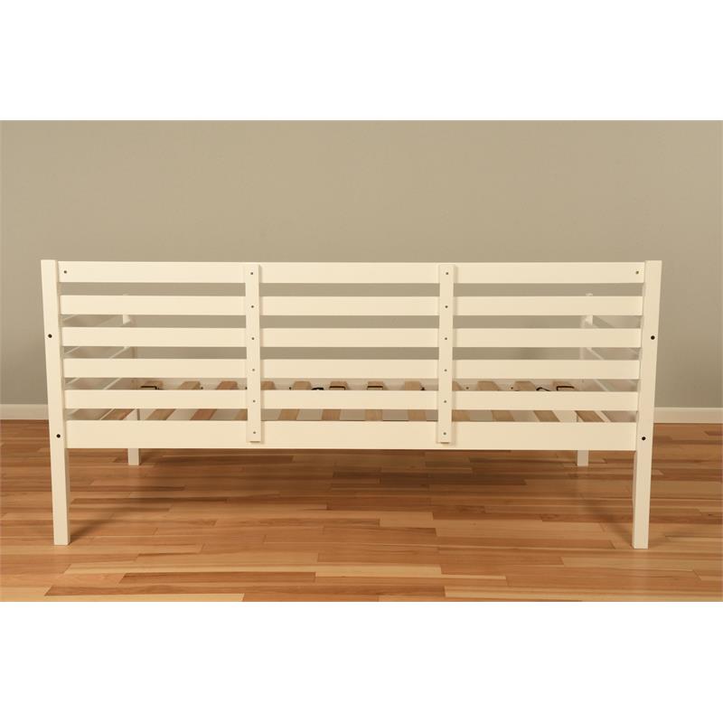 Home Square 2-Piece Set with Daybed Mattress and Daybed in White