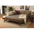 Home Square 3-Piece Set with 2 Daybed Mattresses & Daybed in Walnut Brown
