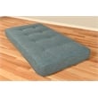 Home Square 3-Piece Set with 2 Fabric Daybed Mattresses & Daybed in Brown
