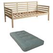 Home Square 2-Piece Set with Daybed Mattress & Daybed in White
