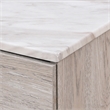 Home Square 2 Drawer Wood Nightstand in Beige Finish - Set of 2