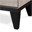 Home Square 2 Drawer Wood Nightstand in Beige Finish - Set of 2