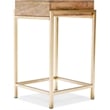 Home Square 3-Piece Set with 2 Accent Tables and Platform Queen Bed