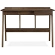 Home Square 2-Piece Set with Fabric Desk Chair and Writing Desk in Brown & Cream