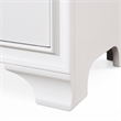 Home Square 2 Drawer Nightstand with USB in White Finish - Set of 2