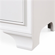 Home Square 1 Drawer Nightstand with USB in White Finish - Set of 2