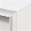Home Square 1 Drawer Nightstand with USB in White Finish - Set of 2