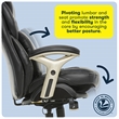 Home Square 2-Piece Set with Standing Desk and Motion Office Chair