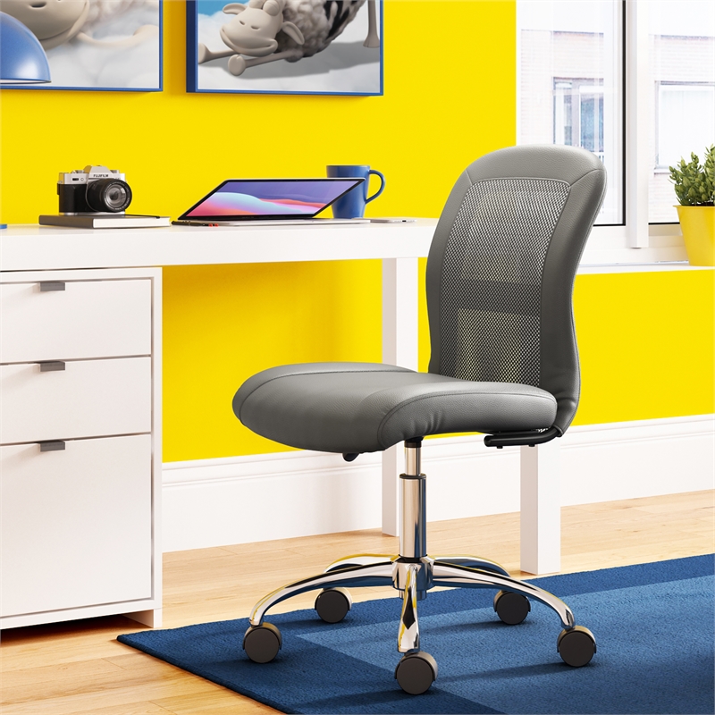 Home Square 2-Piece Set with Standing Desk and Armless Task Chair