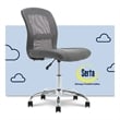 Home Square 2-Piece Set with Standing Desk and Armless Task Chair