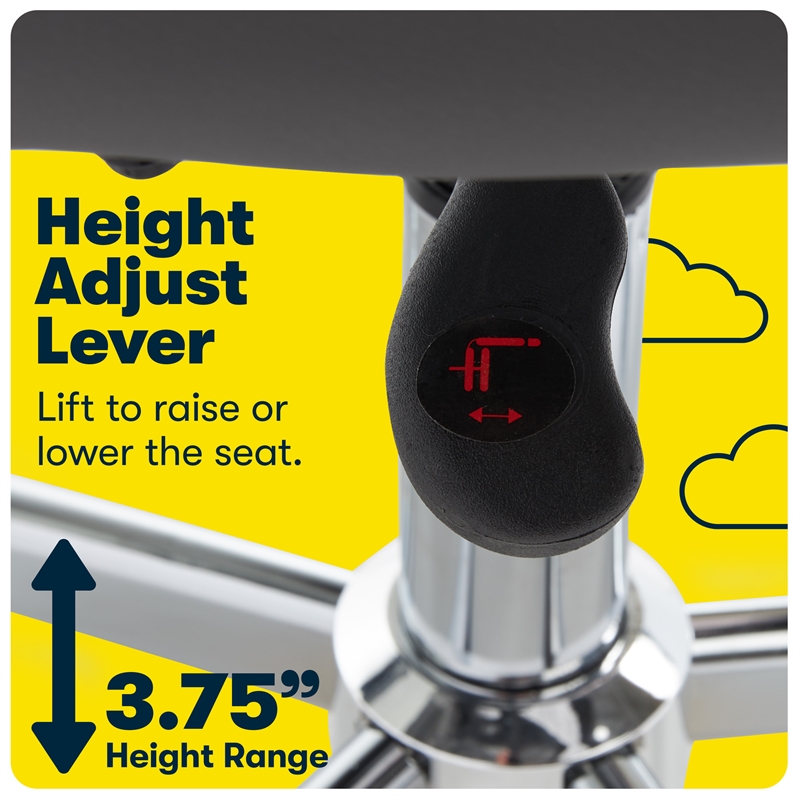 Home Square 2-Piece Set with Standing Desk and Armless Task Chair