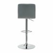 Home Square Adjustable Metal Barstool in Gray Finish - Set of 3