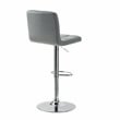 Home Square Adjustable Metal Barstool in Gray Finish - Set of 3