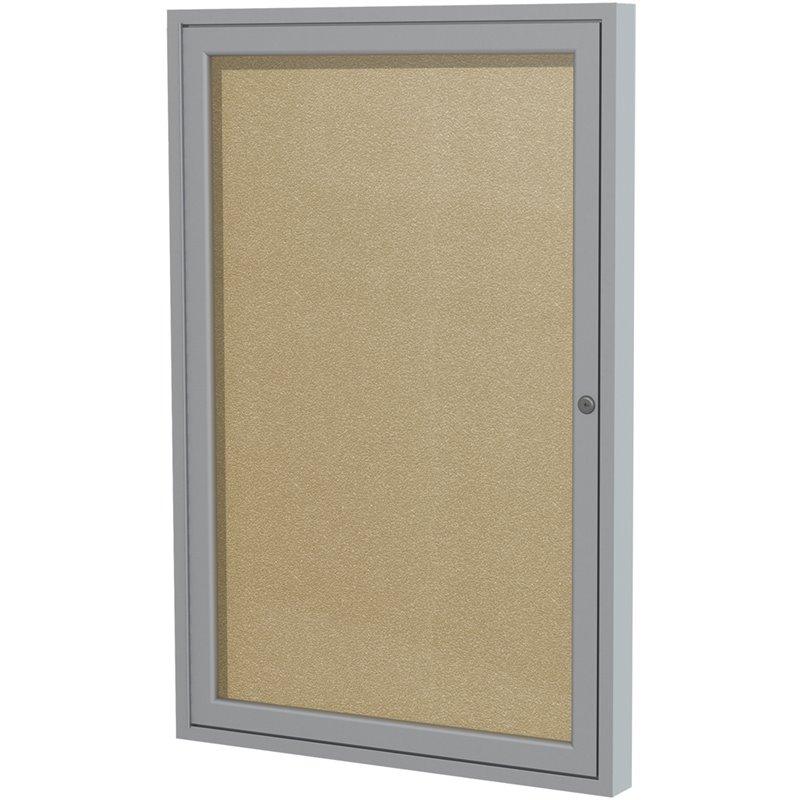 Home Square 2-Piece Set with 2 Door Bulletin Board & 36